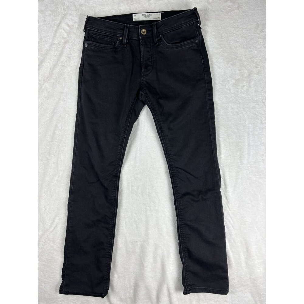 Men’s Parasucco DNM. LGND Jeans Mike Medium Rise Slim Fit  Sz 30 Black Stretch